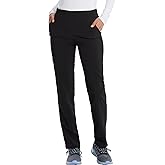 Dickies Scrubs for Women & Men Natural Rise Tapered Leg Pant with 5 Pockets, 360° Stretchy & Moisture Wicking Fabric - DK019
