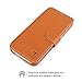 Galaxy S7 Edge Case, TANNC Flip Leather Wallet Phone Case [Layered Dandy] - [Card Slot][Flip][Wallet] - Case for SAMSUNG Galaxy S7 Edge Devices - Light Brown