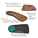 FootActive Nature - Premuim Arch-Support Orthotic Insole for Foot Pain Relief M 10- 11.5 / W 11.5 - 13 Brown