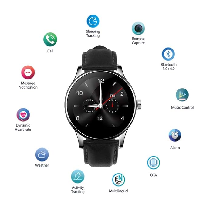 Smart Watch SMA 09 Fitness Tracker Monitor de Ritmo cardíaco para ...