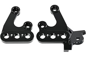Woodniu Racein Pedal Mounting Bracket for Surron Light Bee X/S/X160/X260 Dirtbike Off-road Motorcycle Modified Sur-ron Parts (Black)