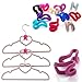 Auch 30Pcs Stable Hanger Connector Cascading Clothes Rack Hook Chest Space-Saving Attachment Huggable Style Hangers(Random Color)