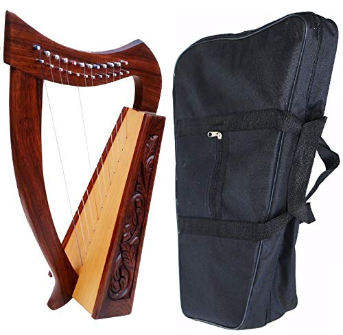 DEURA 24" HARP CELTIC 12 STRINGS BABY LAP HARP with BAG DH-12C