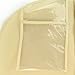 HANGERWORLD 72inch Breathable Wedding Gown Long Dress Hanging Garment Bag Cover for Closet Storage (Ivory)