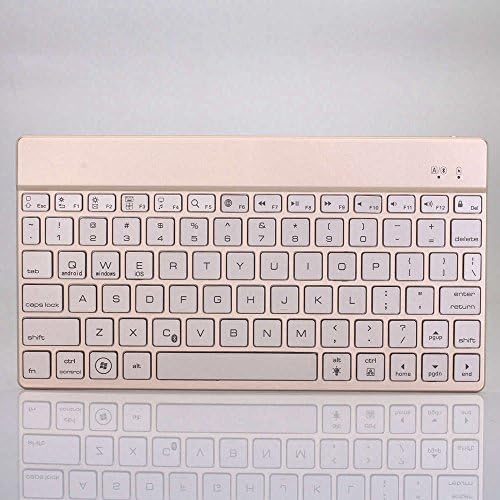Ultra Thin 7 Colors LED Backlight Aluminum Russian/Spanish Bluetooth Keyboard for Lenovo TAB 4 10 TB-X304F/N 10 Plus TB-X704F/N Gold Keyboard