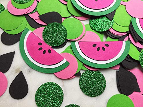 Watermelon Confetti - One in a Melon Party - BBQ Confetti