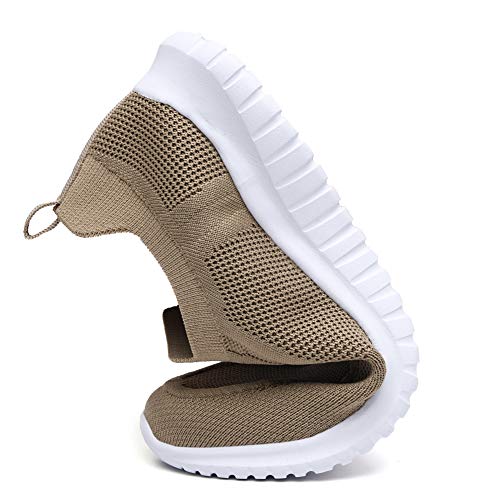 Zuwoigo Men's Mesh Walking Shoes Slip On Loafer Casual Comfortable