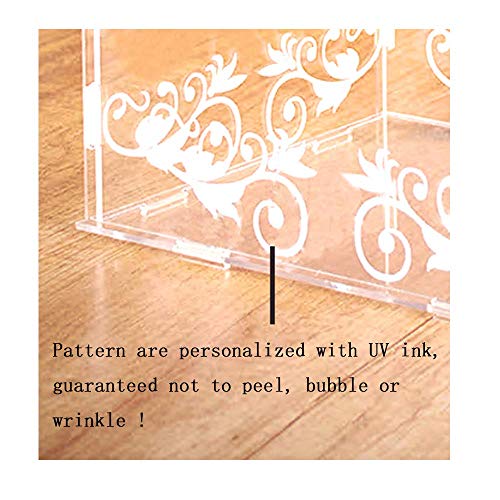 Wedding Card Box Acrylic 10"× 8"×8",Foldable, Suitable for All Parties