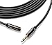 Zeskit Premium 3.5mm Jack Male to Female AUX Audio Extension Cable, TRRS 4 Poles for Headphones with Mic, Speakers - 12ft