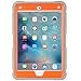 iPad Mini 4 Case,iPad Mini 4 Retina Case,BENTOBEN 3 in 1 Hybrid [Soft&Hard] Heavy Duty Rugged Stand Cover Shockproof Anti-Slip Anti-Scratch Full-Body Protective Case for iPad Mini 4, Grey/Orange