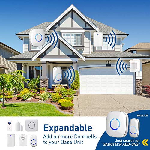 2 SadoTech+Wireless+Doorbell+Operating+Batteries