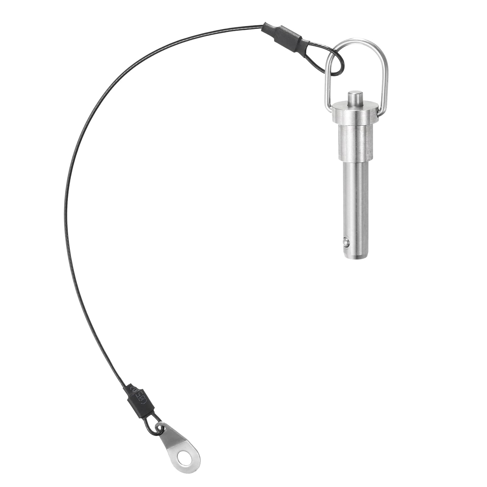 DTGN 8mmx30mm(DxL) Quick Release Pin - Good for Quickly Connecting and Hooking Up Components - 304 Stainless Steel Ball Locking Pins with Push Button - Silver