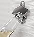 Alued 10 PCS Wall Mount Bar Beer Coke Bottle Wine Soda Cap Opener Brushed Chrome Silver