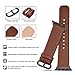 Fullmosa Leather Bands Compatible with Apple Watch Band 49mm 46mm 45mm 44mm 42mm for Men Women, Top Grain Genuine Leather Strap for iWatch Ultra 2/Ultra/10/9/8/7/6/5/4/3/2/1/SE2/SE, Brown/Smoky Grey