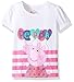 Peppa Pig Toddler Girls' Clothing Shop (Multiple Styles), T-Shirt White, 4T