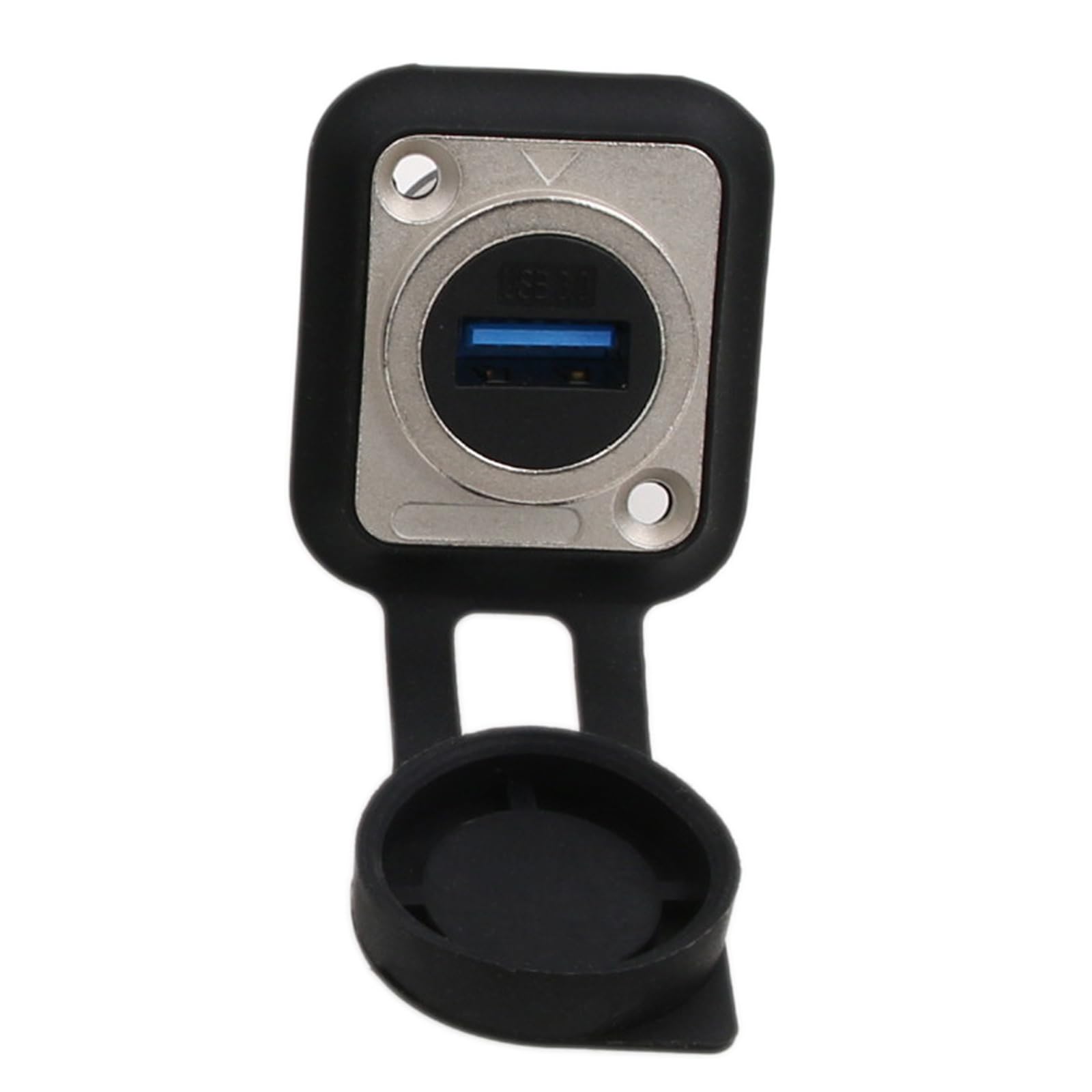 HangTon 5pack USB 3.0 Waterproof Coupler Connector Panel Socket Bulkhead Feed Through, Inline Cable Female to Female Extension — image 1