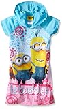 Despicable Me Little Girls' Le Minion Buddies Hooded Nightgown, Blue, 6