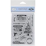 Elizabeth Crafts Cling Stamps 2.25x1.25-Merry & Bright