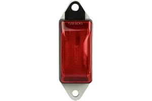 Blazer International Hopkins CW1586R 2-3/4" Red LED Clearance & Side Marker Light – Ear Mount Surface Installation, FMVSS108/CMVSS Compliant, 12V, Sealed Waterproof Design with 3 High-Output LEDs