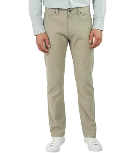 JACHS New York Men's Straight Fit 5 Pocket Stretch Pant (US, Waist