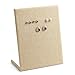 New Wayzon 30-Pair L-Shape Earrings Display Rack Organizer Jewelry Stand Holder Tray(Linen)