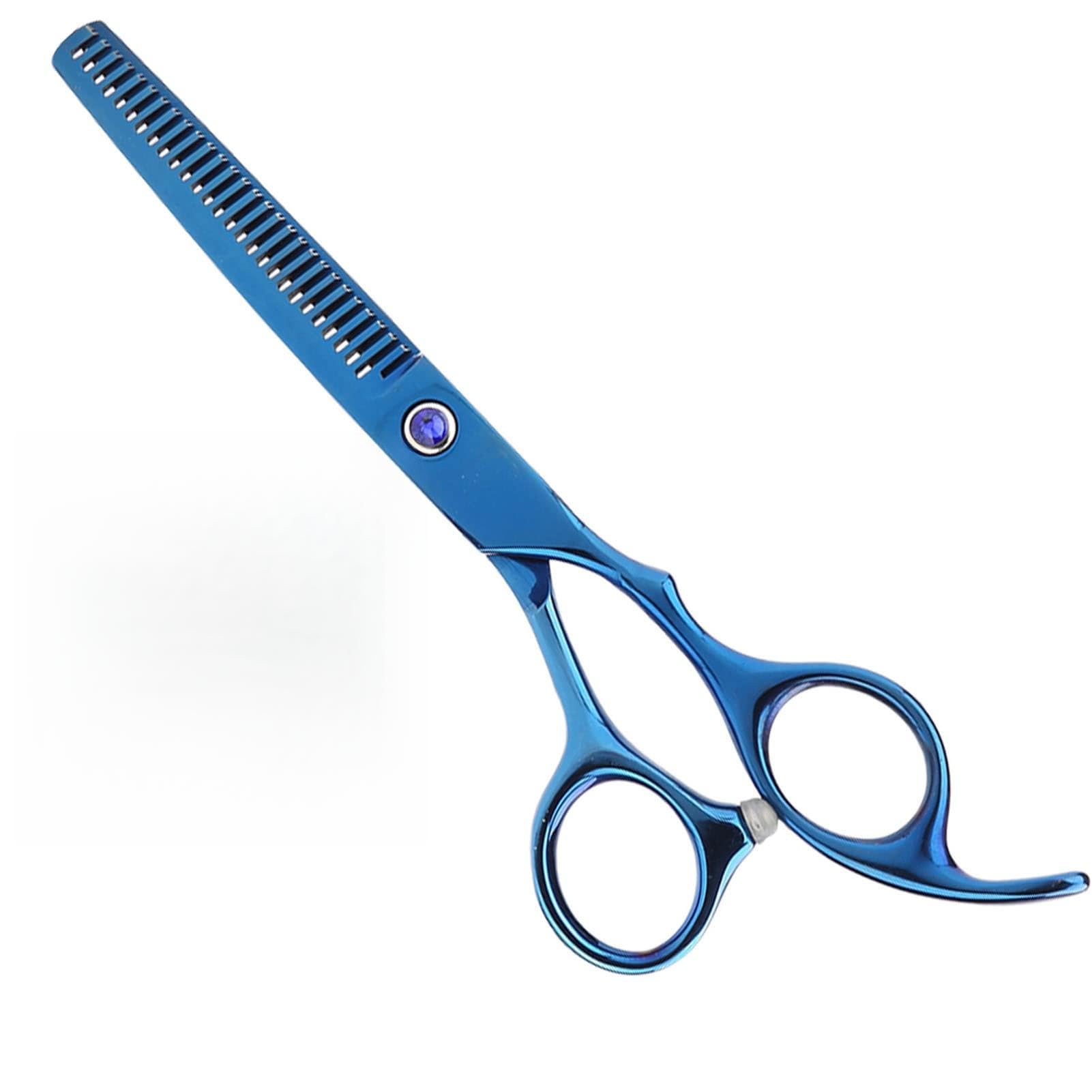 Professional Dog Grooming Scissors 6.7 Inch Thinning Shear Pet Grooming Stainless Steel Colorful Hair Cutting Scissors Lightweight Strong Dog Shears for Professional Pet Styling