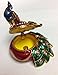 Beautiful Peacock Bejeweled Trinket Jewelry Box