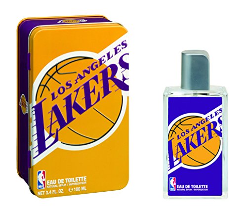 Los Angeles Lakers NBA Cologne Gift Set for Men - 3.4oz EDT Spray & Team Branded Collectors Box