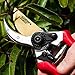 Top Hand Pruners 8.5” Heavy Duty Garden Pruner with Titanium Blade, Dropped Forged Steel Adjustable Latch For Smaller Hands, Durable & Long Lasting Garden Shears, Professional Quality Bypass Pruners