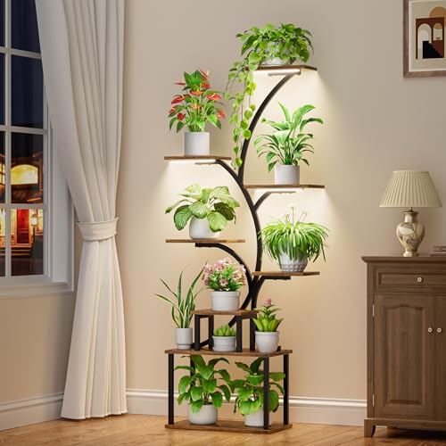 62" Plant Stand Grow Light