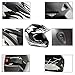 XFMT DOT Youth Kids Motocross Offroad Street Dirt Bike Helmet Youth Motorcycle ATV Helmet with Goggles Gloves Black Skull L