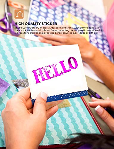 3 Nicpro+Alphabet+Stickers+Adhesive+Scrapbook