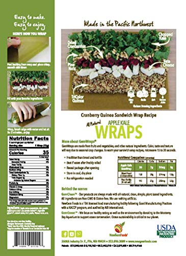 1 GemWraps+Kale+Apple+Sandwich+Wraps+6+sheets