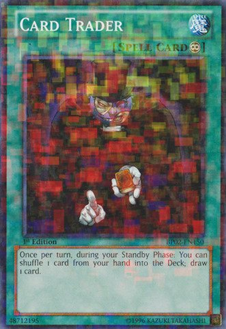 Yu-Gi-Oh! - Card Trader (BP02-EN150) - Battle Pack 2: War of the Giants - 1st Edition - Mosaic Rare