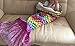 2020 Latest Cozy Soft Rainbow Mermaid Tail Blanket for Kids, with Scales Apply on All Seasons Pink Small Pink (Upgrade Version)