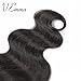 V-Emma 4x4 Lace Closure Body Wave Virgin Brazilian Hair 130% Density Lace Closure