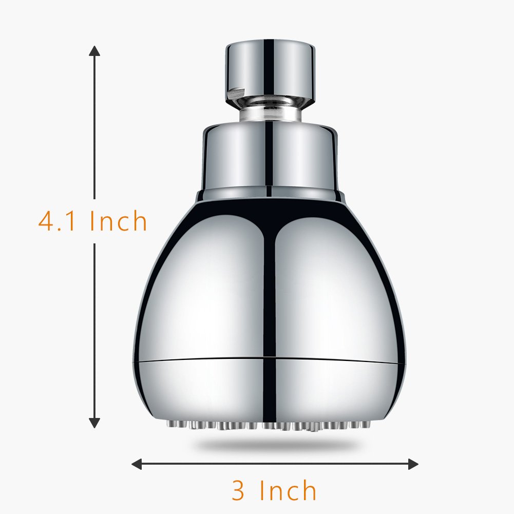 Shower Head High Pressure 3 Inch Showerhead 2.5 GPM Shower Heads