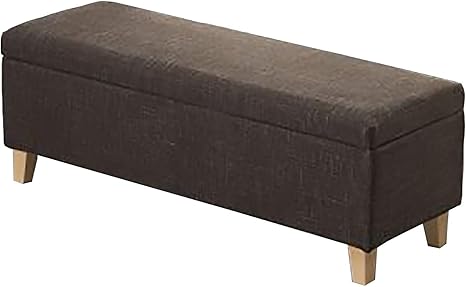 Amazon Co Jp 玄関収納ベンチ無垢材足寝室ベンチ収納ベンチソファベンチ収納オットマン収納スツール カラー ブラウン サイズ 80x40x42cm ホーム キッチン