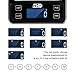 TNO Digital Food Kitchen Scale, 7 Units and High Accuracy Precision Multifunction Cooking Food Scale with Backlit LCD Display, Stainless Steel,11LB/5KG,Batteries Included-Black…