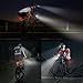KERNOWO Bike Light, USB Rechargeable Bike Light Set- Premium Bicycle Front Light & LED Bicycle Tail Light Set - Waterproof Bicycle Light Accessories Set for Road & Mountain Cycling