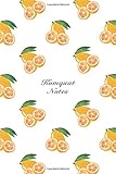 Kumquat Notes: 6"x9" Unruled Blank Notebook