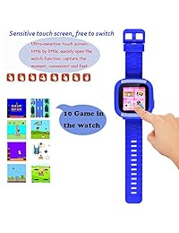 Game Smart Watch of Kids, Girls Watch with Game,Kids Smartwatch with Game Wrist Watch Education Toys Boys Girls Gifts (Dark Blue)