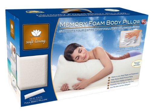 Memory Foam Body Pillow By Soft Living Buy Online In Qatar