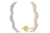 Wishrocks Round Cut White Cubic Zirconia Wave