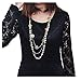 Women's Elegant Pearl Flower Sweater Chain Long Pendant Necklace Fashion Jewelry