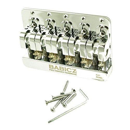 Babicz FCH5CH Full Contact Hardware, Bass Bridge, 5-String, Chrome