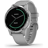 Garmin vivoactive 4S, Smaller-Sized GPS Smartwatch, Features Music, Body Energy Monitoring, Animated Workouts, Pulse Ox Senso