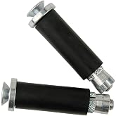 Tusk D-Flex Bar-End Clamp Handlebar Inserts | Universal Motorcycle Handguard Mounting Adapters | Aluminum Expansion Inserts for 7/8" Handlebars | Secure Hand Protection Mounting System