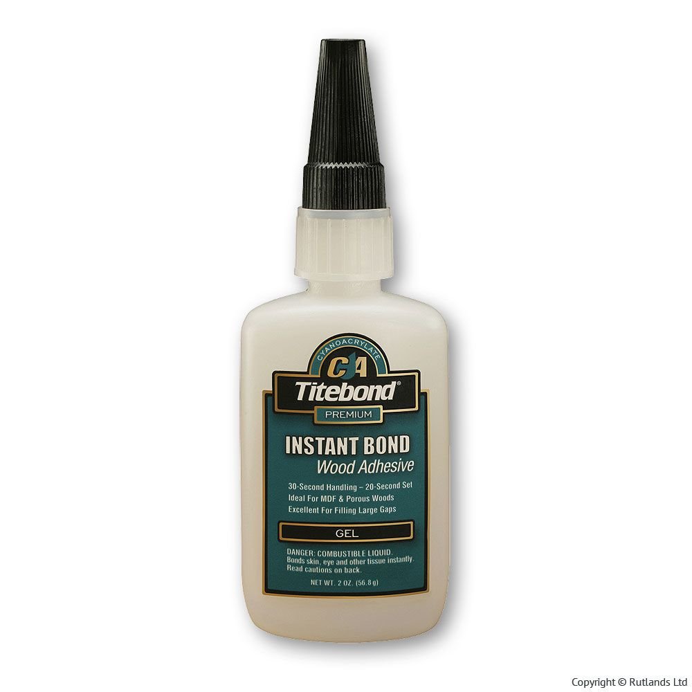 Rockler Titebond Instant Bond Wood Adhesive Gel, 2 oz Bottle