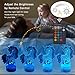 Flow.month Unicorn Toy for Girls Birthday Xmas Gift, Novelty 3D Illusion Night Light, 16 Colors Changing Remote Control LED Kids Room Decor Lighting, dimmable Bedside Desk Lamp Nightlights ...